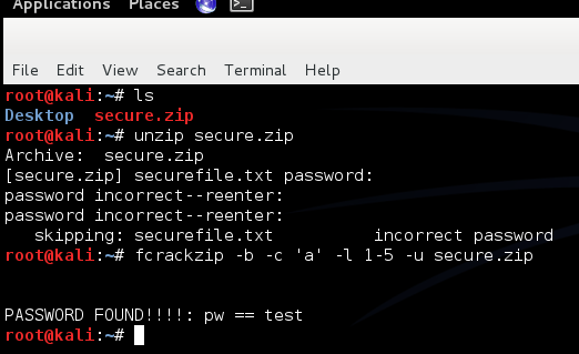 linux zip password cracker